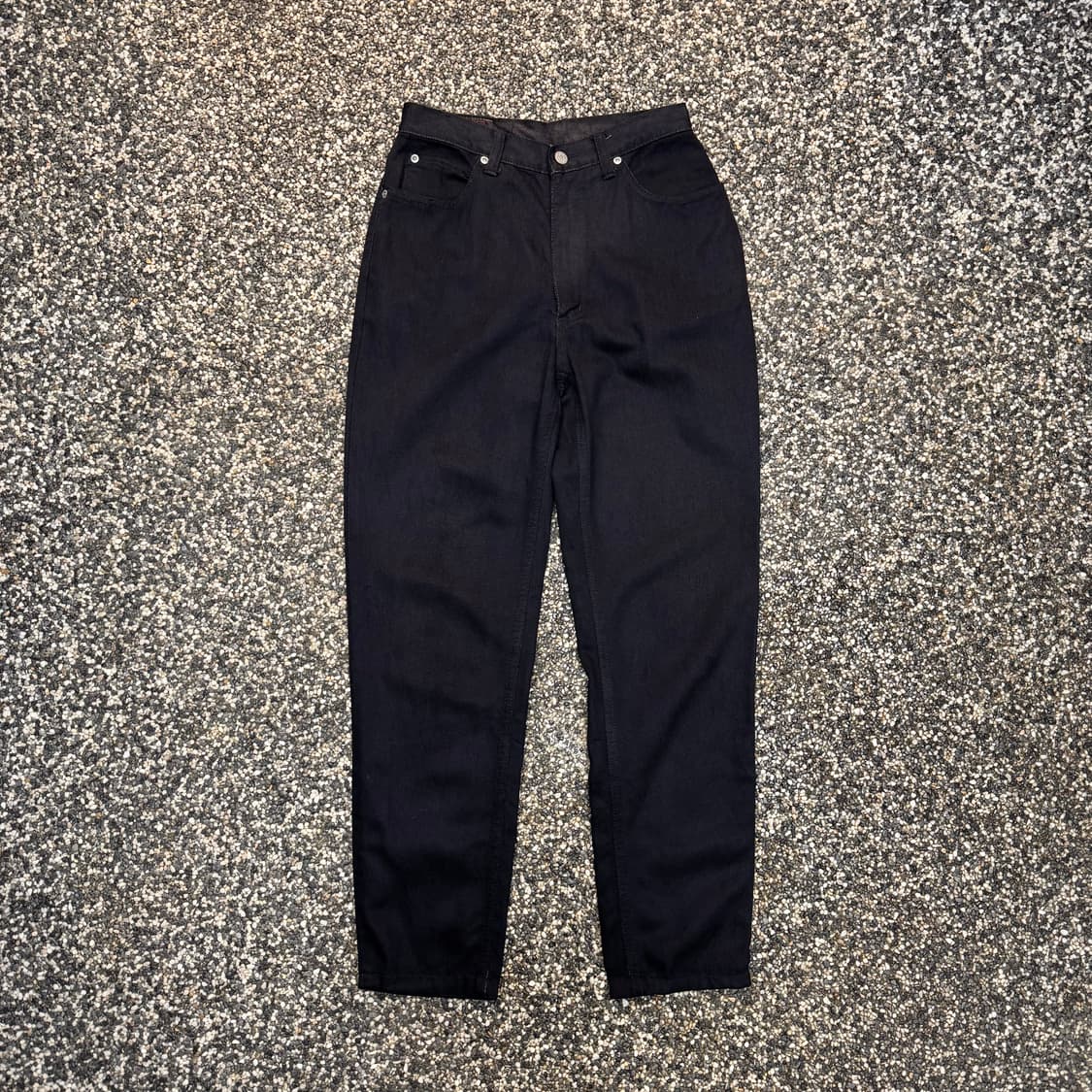 90s Lee 라이더스 테이퍼드 블랙진 (26)   상품이미지4