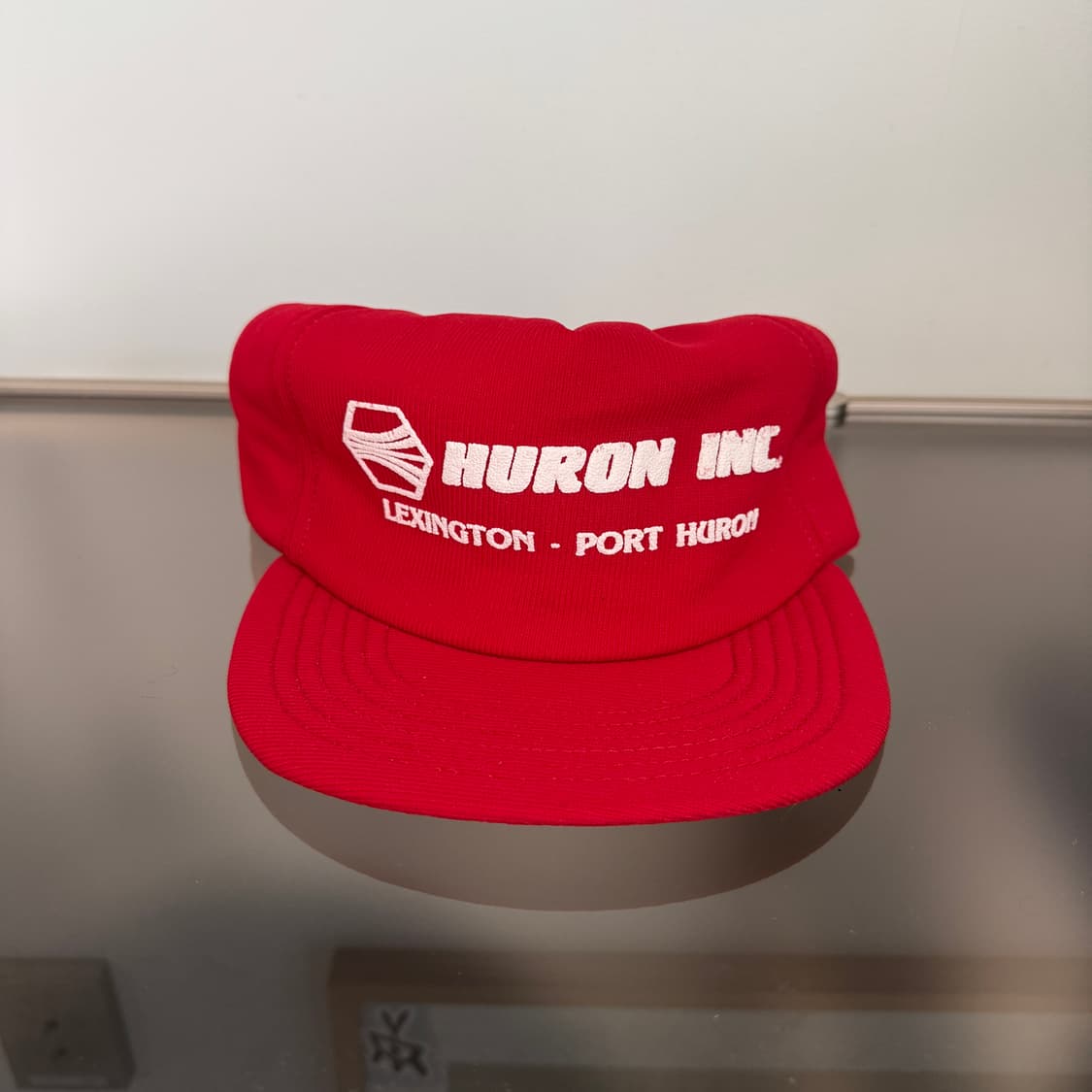 USA HURON INC 빈티지 모자 볼캡 트러커 메쉬 레드 상품이미지2