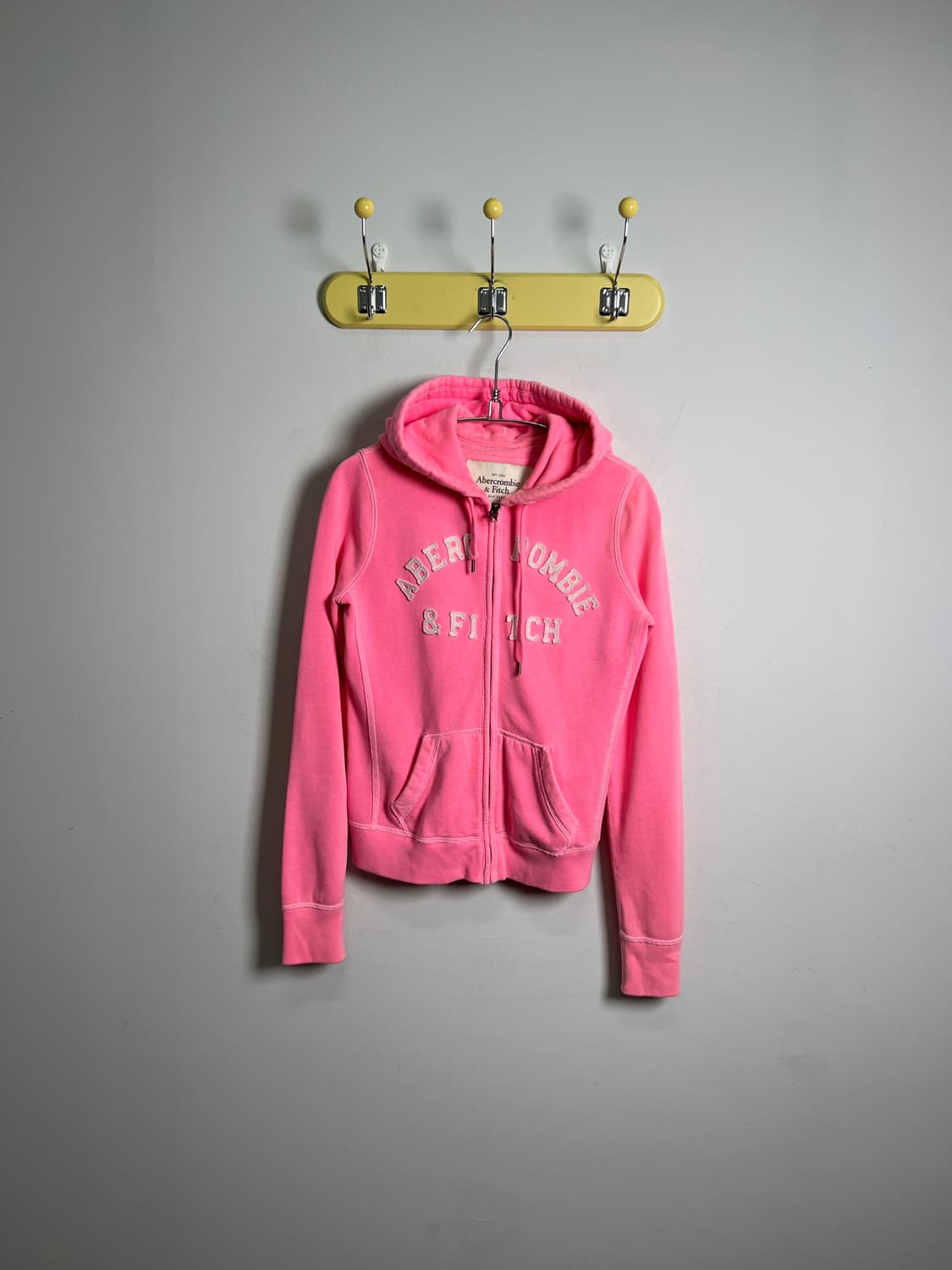 아베크롬비 딱붙 핑크 후드 집업 상품이미지1