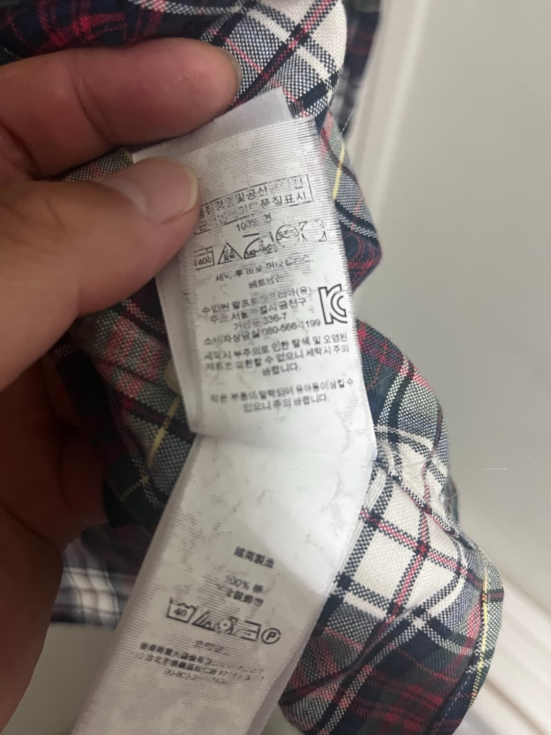 폴로 랄프로렌 클래식핏 포켓로고 체크셔츠 상품이미지6