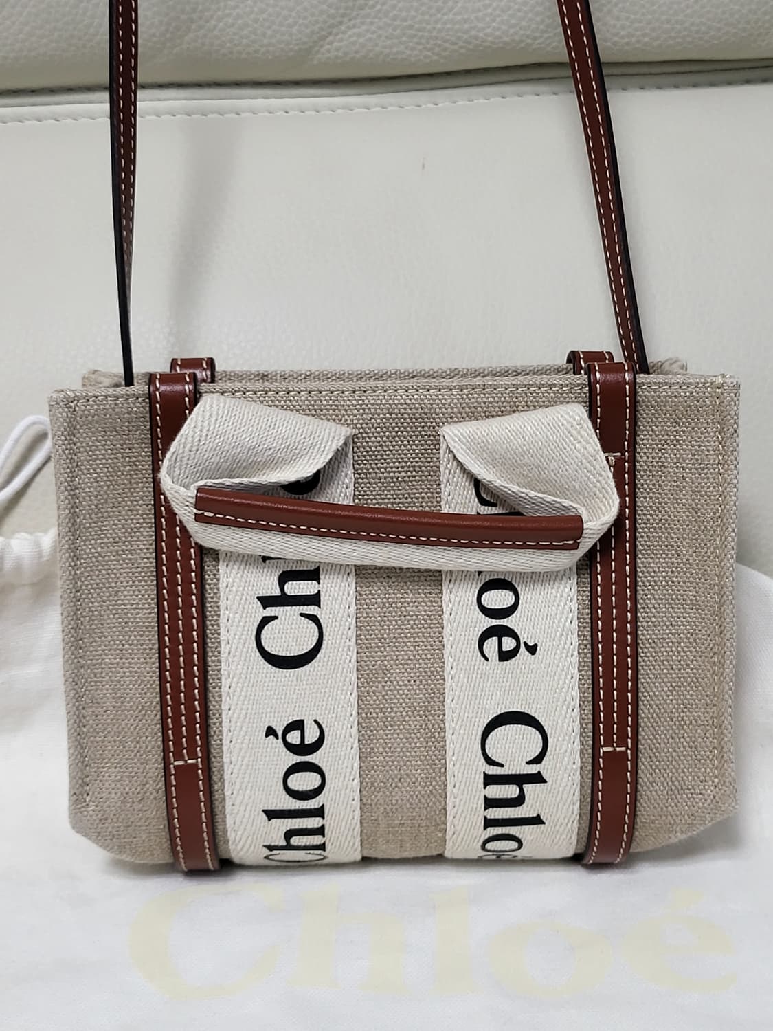 끌로에 우디 미니 토트백 상품이미지2