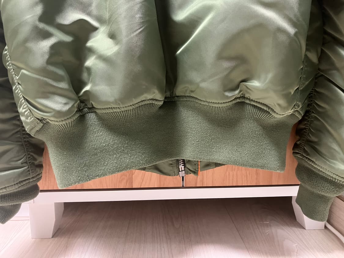 알파인더스트리 ma-1 세이지 M 레귤러핏 상품이미지3