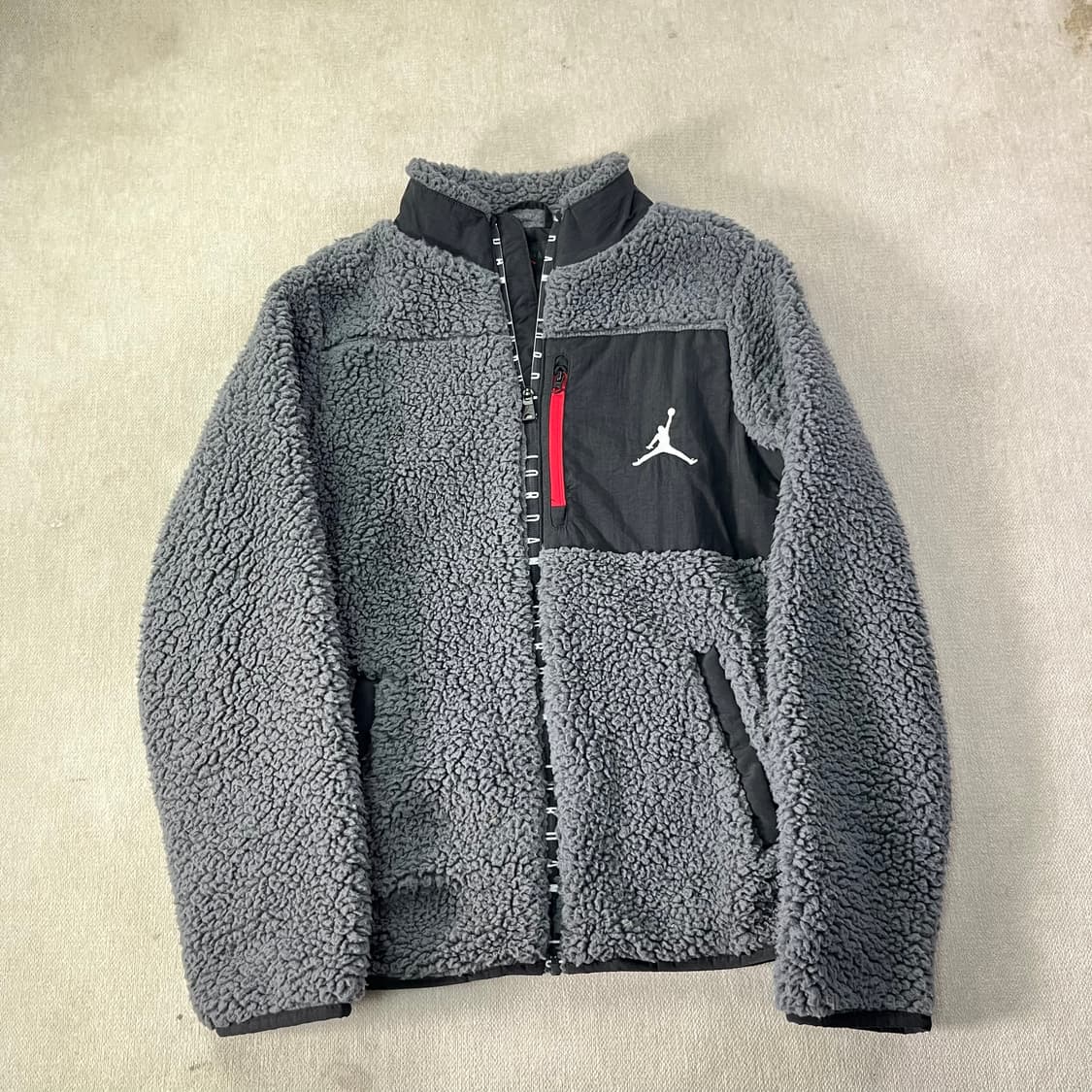 95 조던 자수로고 플리스 풀집업 자켓 상품이미지1