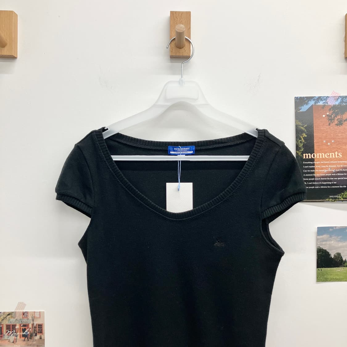 버버리 반팔 코튼 블라우스 상품이미지2