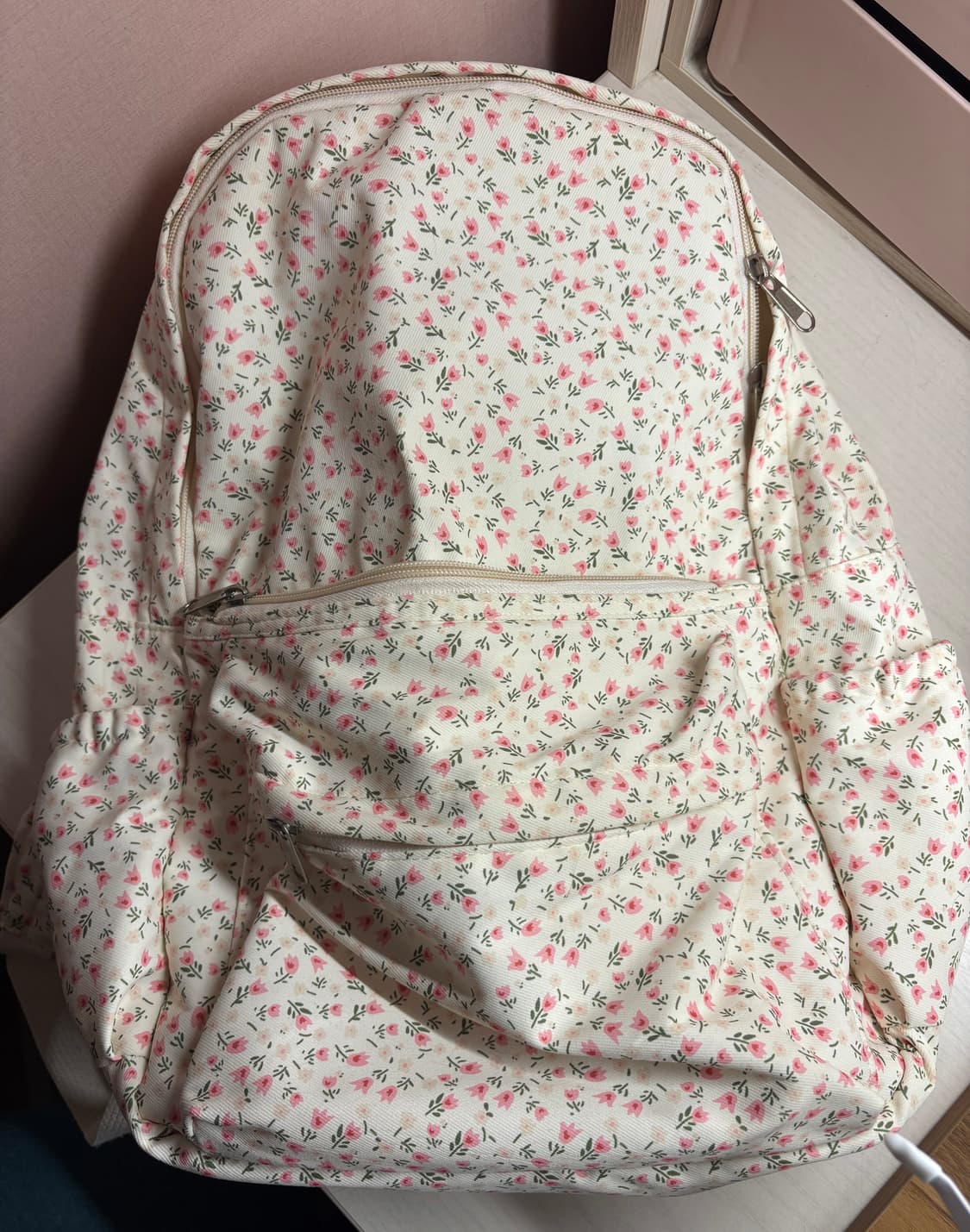 빈티지 플라워 보부상 백팩 상품이미지8