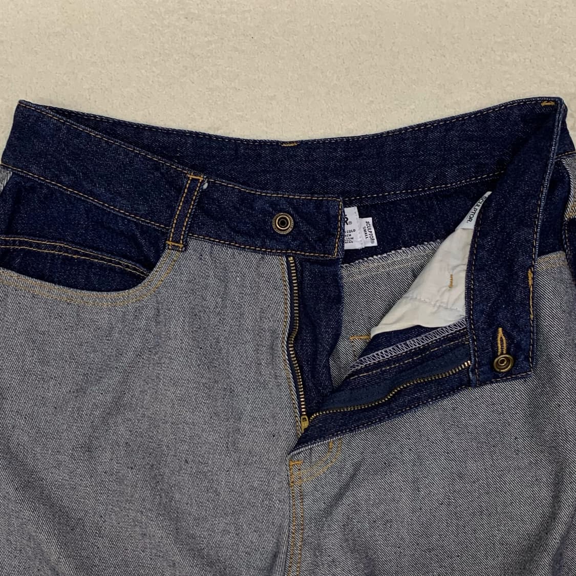 [28] 스컬프터 데님 컬렉션 와이드핏 데님팬츠 상품이미지2