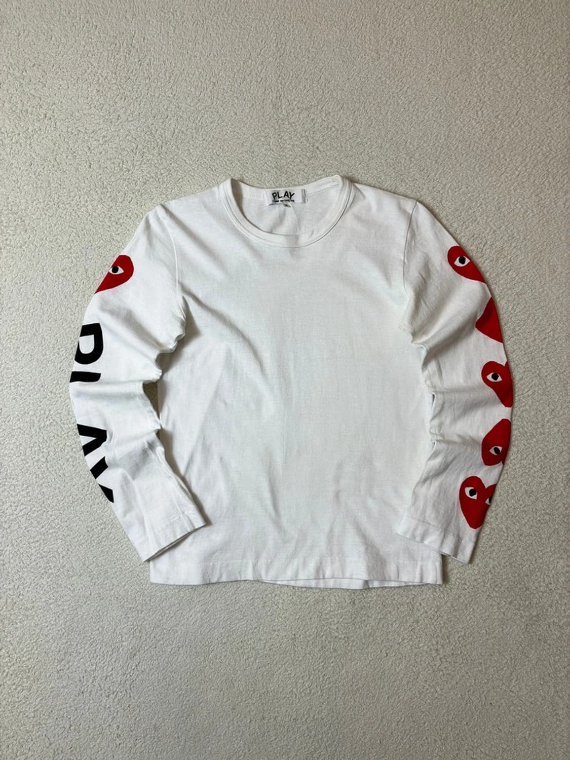 꼼데가르송 스펠아웃 로고 롱 슬리브 PN6787 상품이미지1