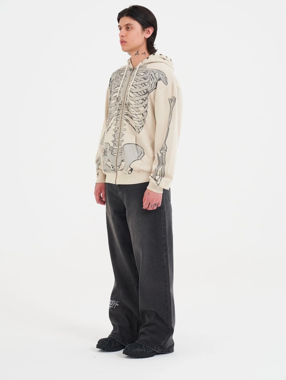 에드하디 아일렛 스켈레톤 본 후드집업 상품이미지3