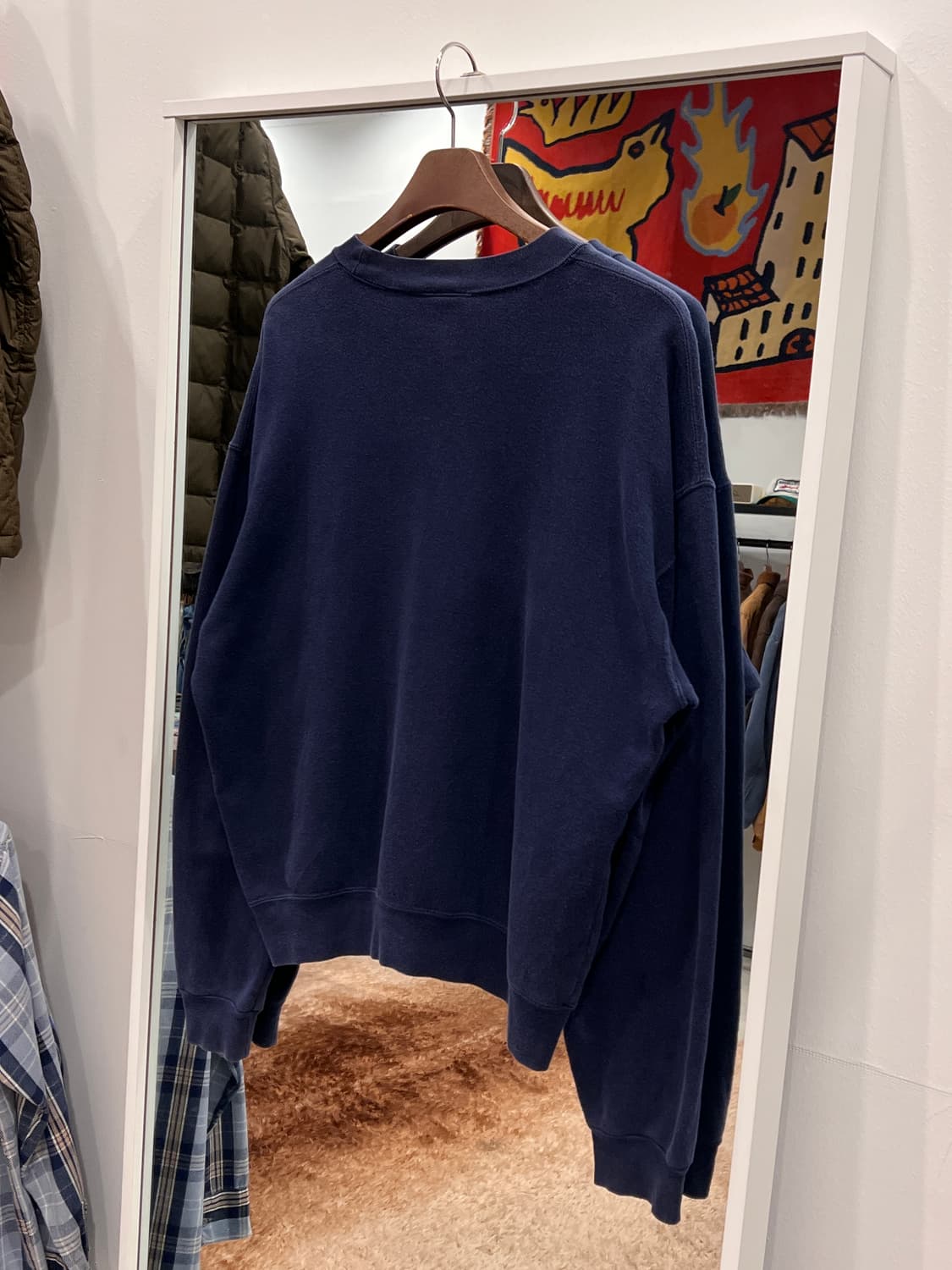 80-90s Nike 올드 나이키 Air 페이딩 스웻셔츠 상품이미지4