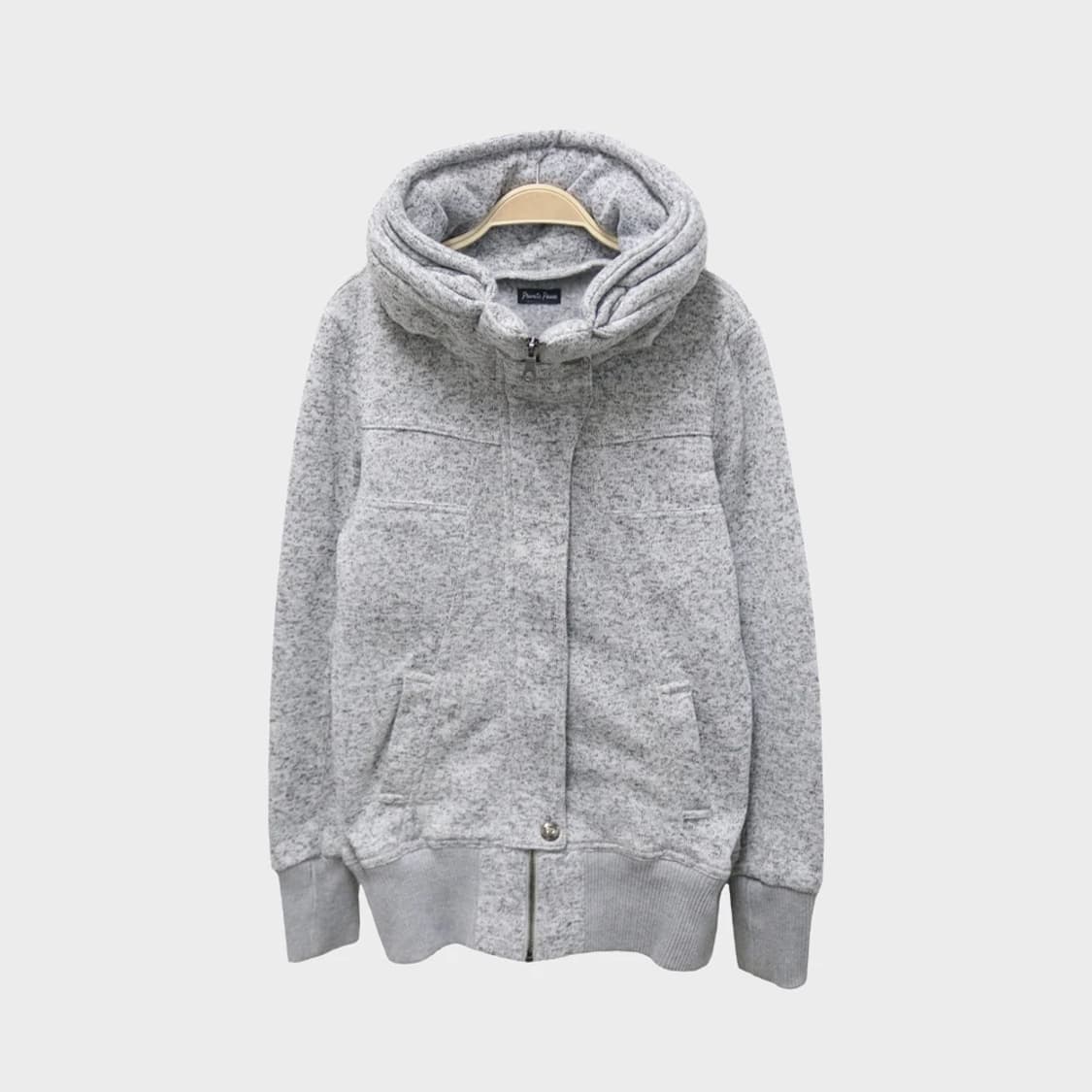 PRIVATE PAUSE 하이넥 후드 집업 60323 상품이미지1