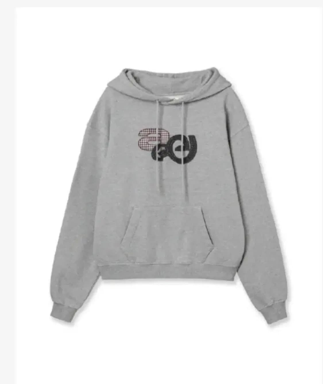 에이이에이이 후드티 APPLIQUE LOGO HOODIE [MELANG] 상품이미지1