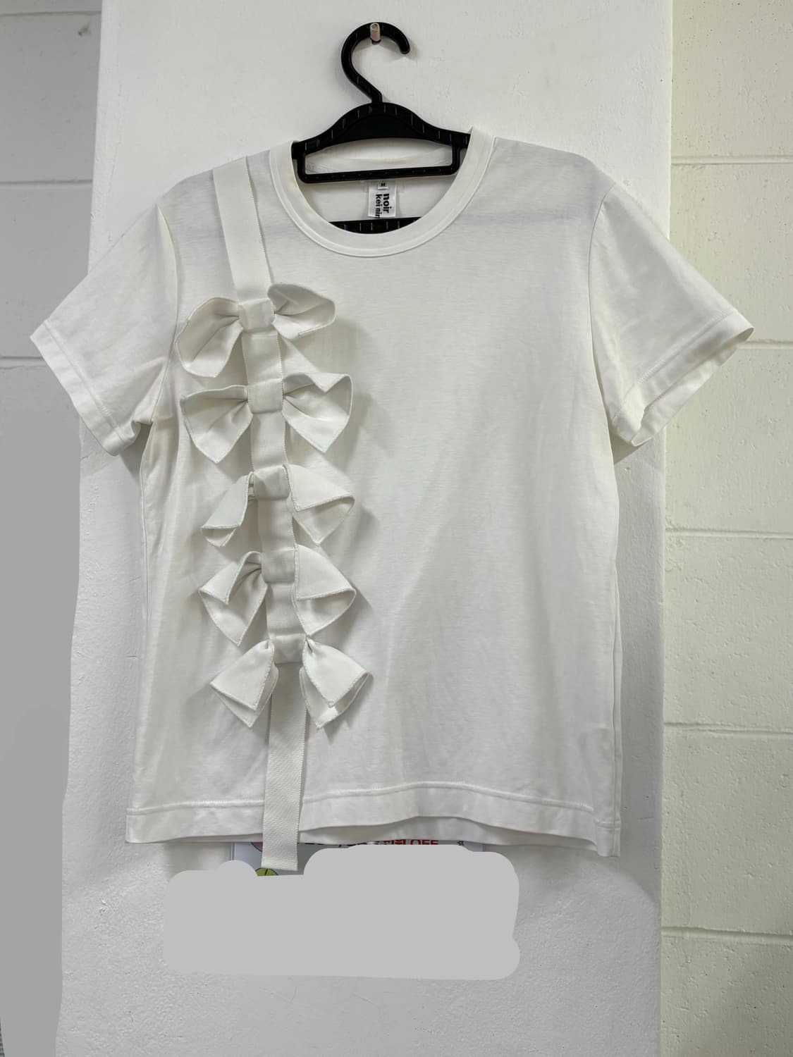 Noir kei ninomiya ribbon shirt 상품이미지2