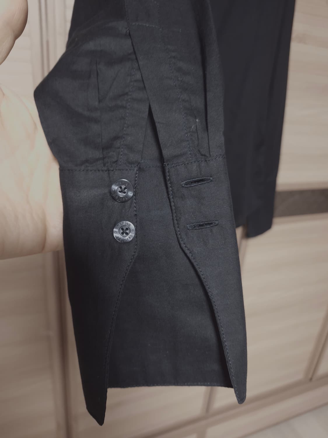 Marjan pejoski 아카이브 프릴타이 롱셔츠 상품이미지3