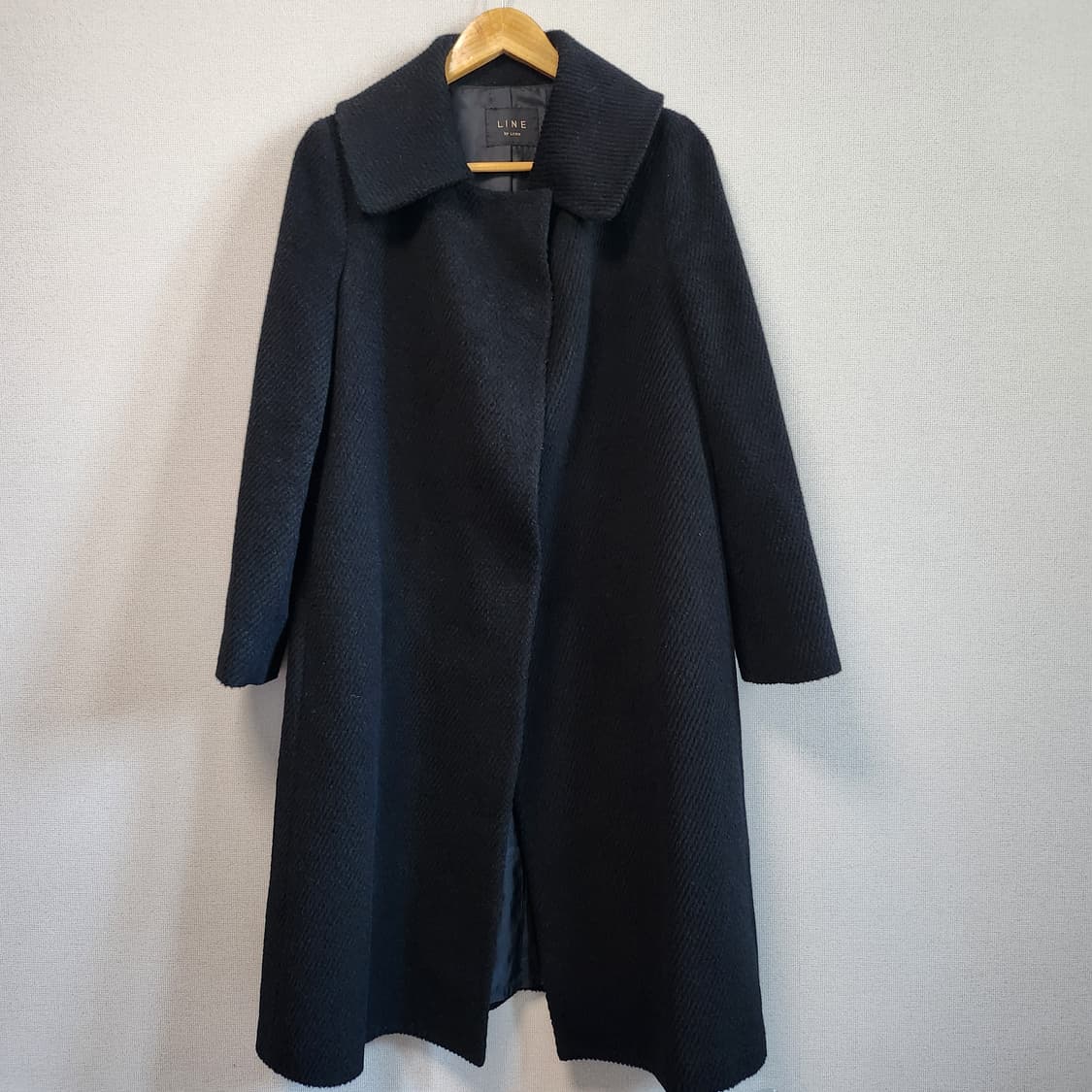 LINE 알파카 롱코트 55사이즈 상품이미지1