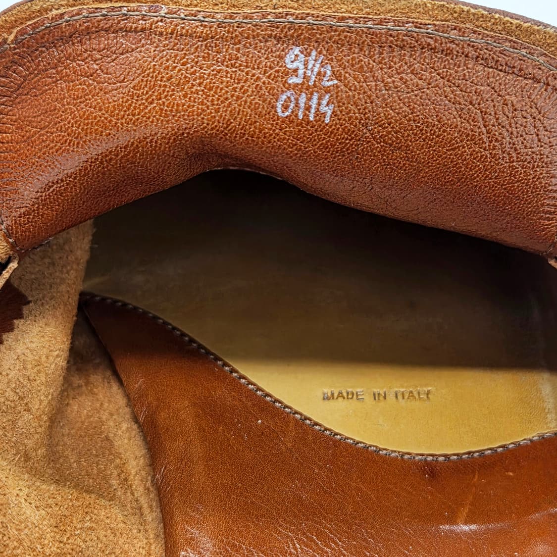  Berluti 로렌조 캥거루 레더 로퍼 브라운 (9 1/2)  상품이미지4