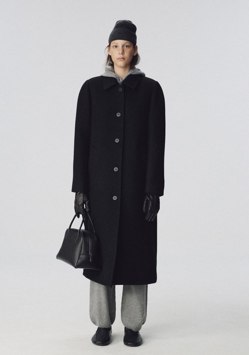 낫띵리튼 Bisou baby alpaca beanie (딥차콜) 상품이미지6