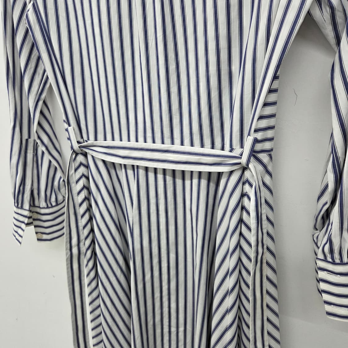 메킨토시 스트라이프 셔츠 원피스 여성 M 상품이미지6