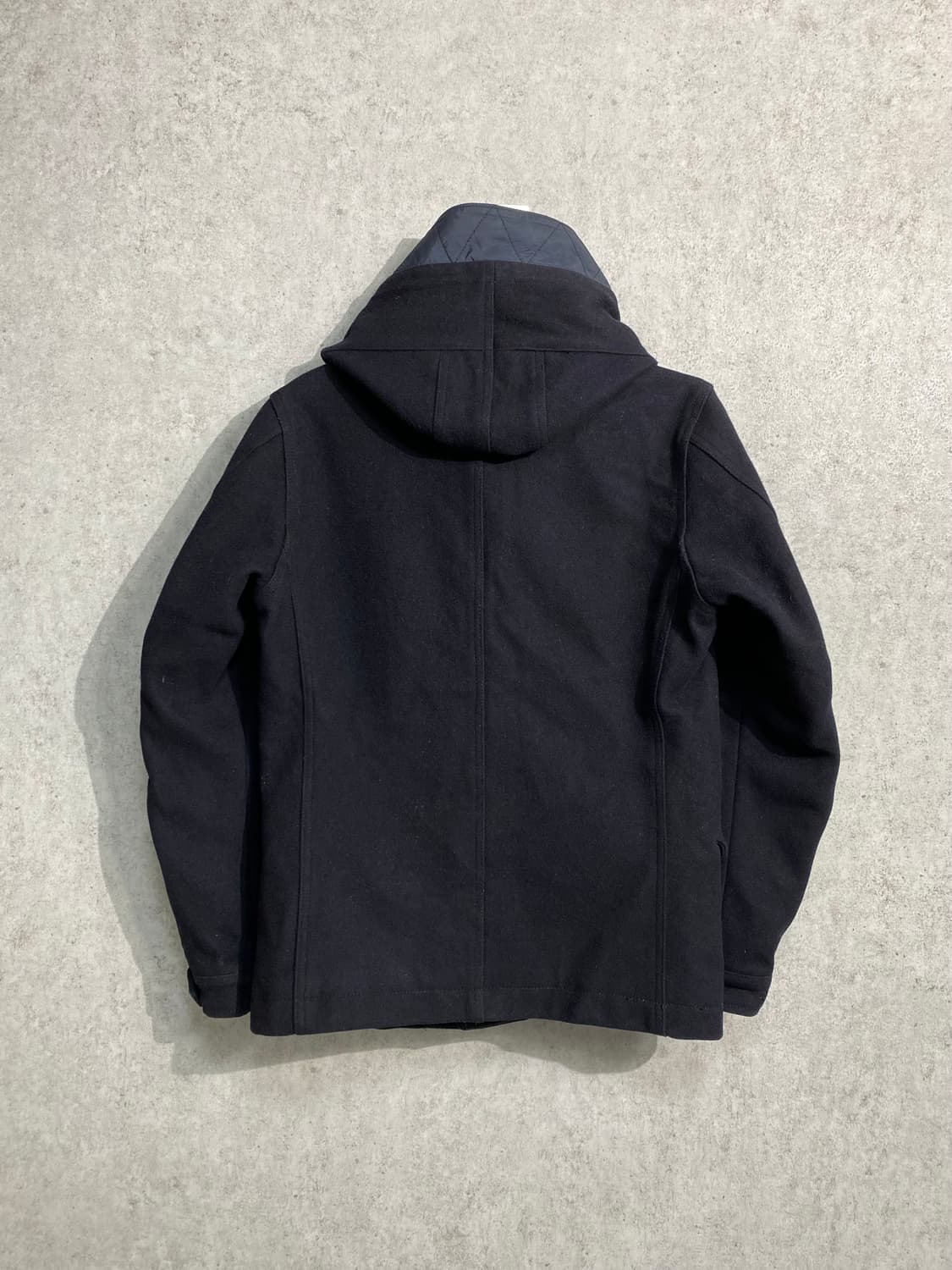 [S] Nano-Universe 나노유니버스 도쿄 네이비 울 후드자켓 상품이미지3