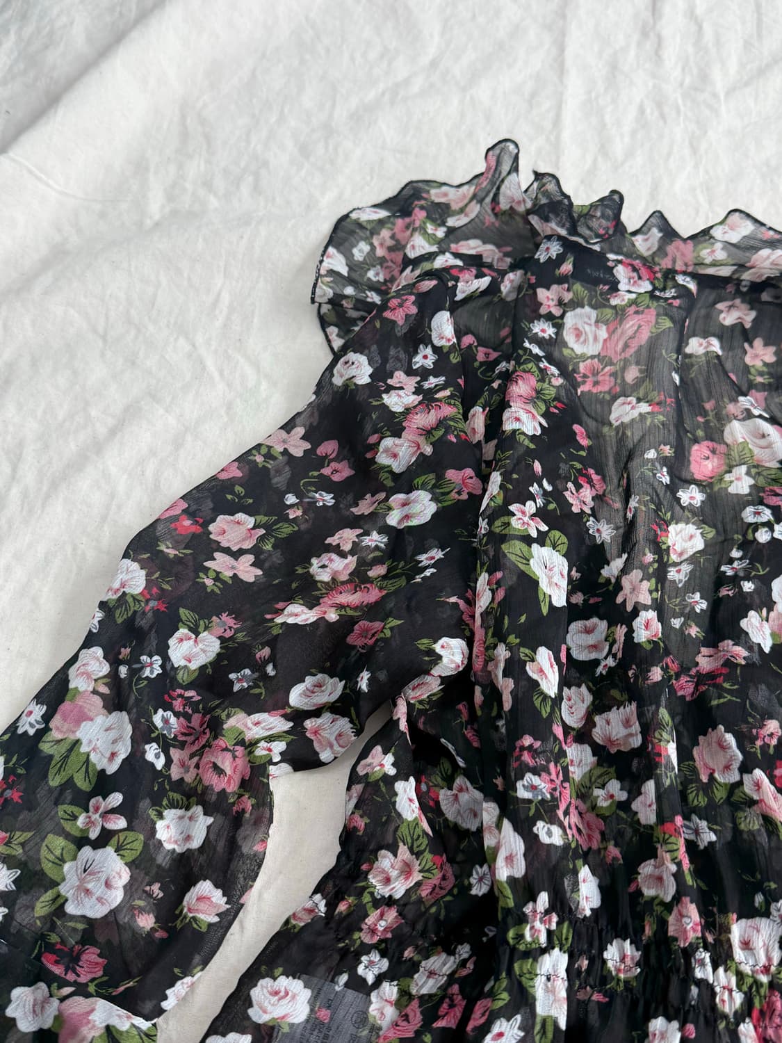 플로랄 페어리 시스루 가디건 상품이미지5