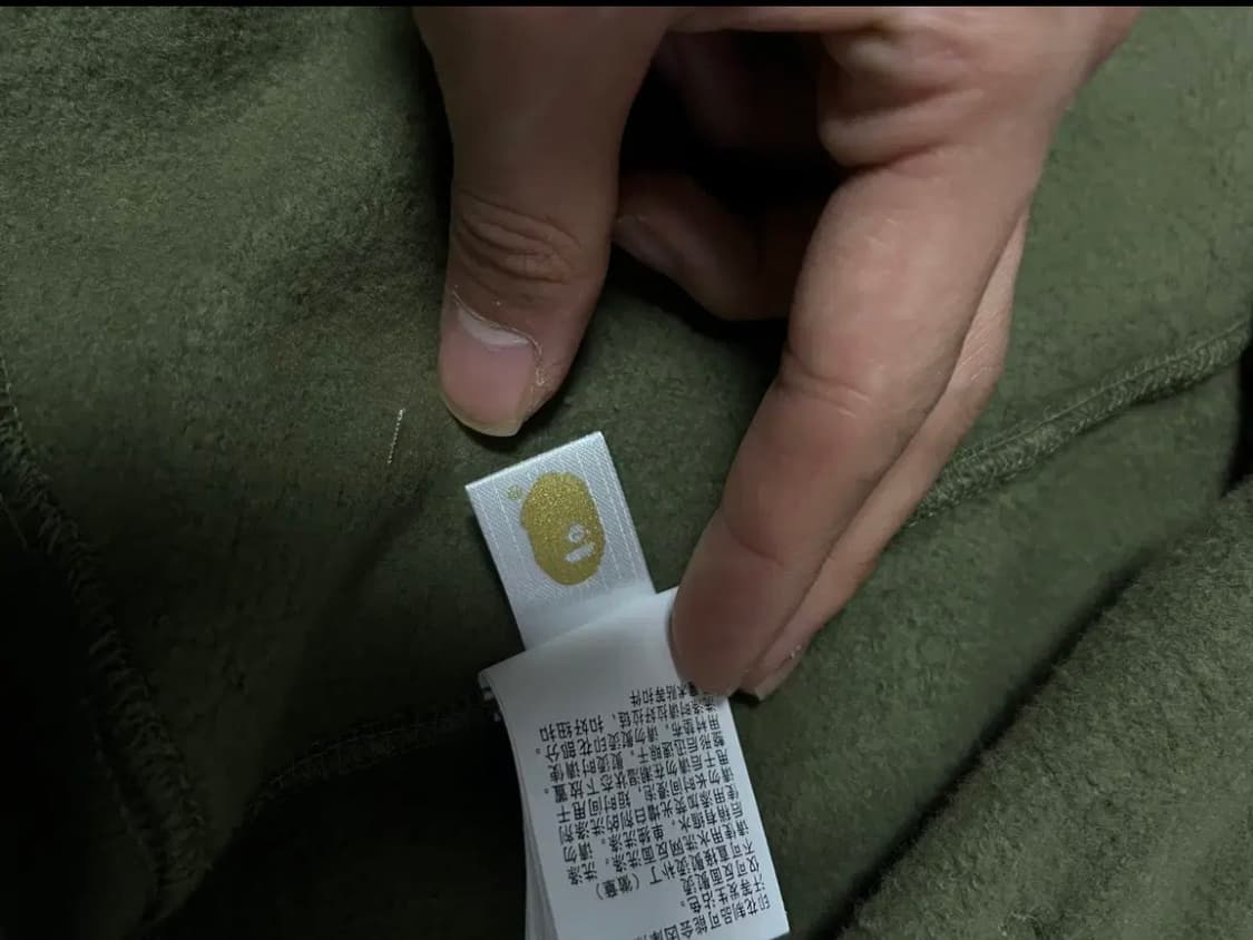 베이프 녹계 샤크 후드집업 판매 상품이미지5