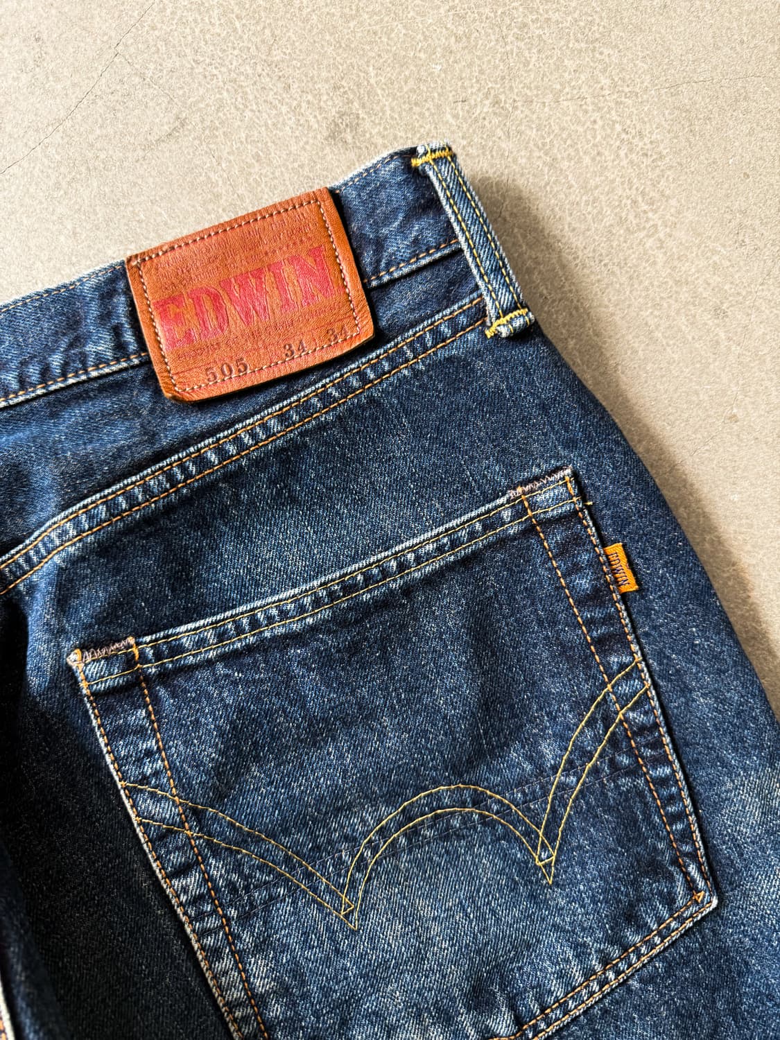 EDWIN 505 Lot 1505 Selvedge Denim Pants 상품이미지8