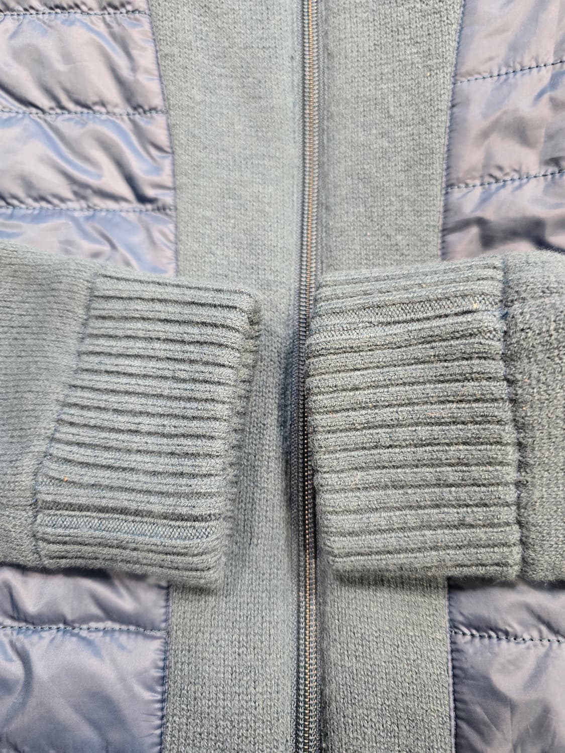 파리게이츠 블루 퀼팅 니트 가디건 겸 자켓 44 상품이미지6