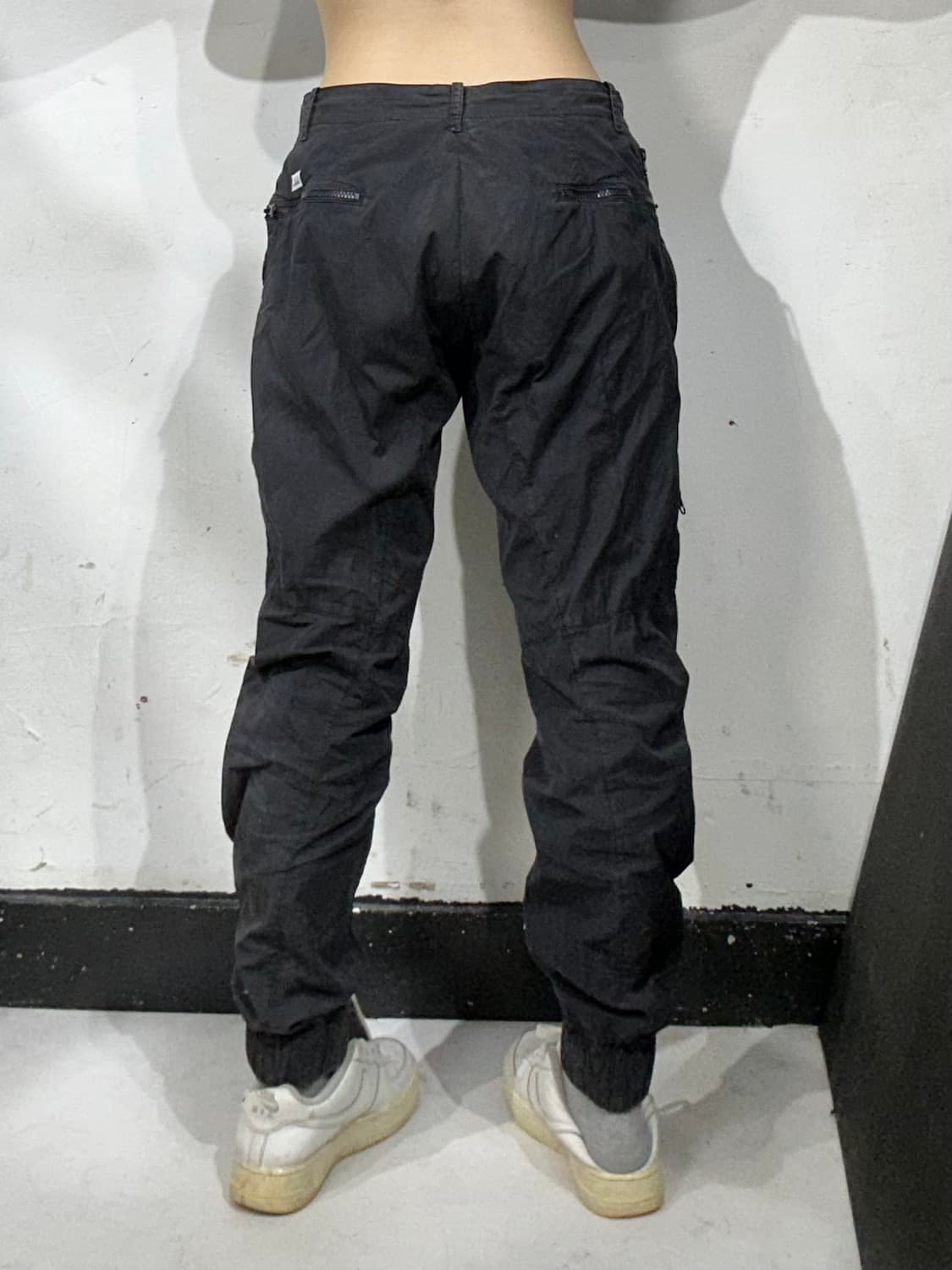 Cp 컴퍼니 씨피컴퍼니 블랙 새깅 힙합 팬츠 트랙 조거 팬츠  상품이미지2