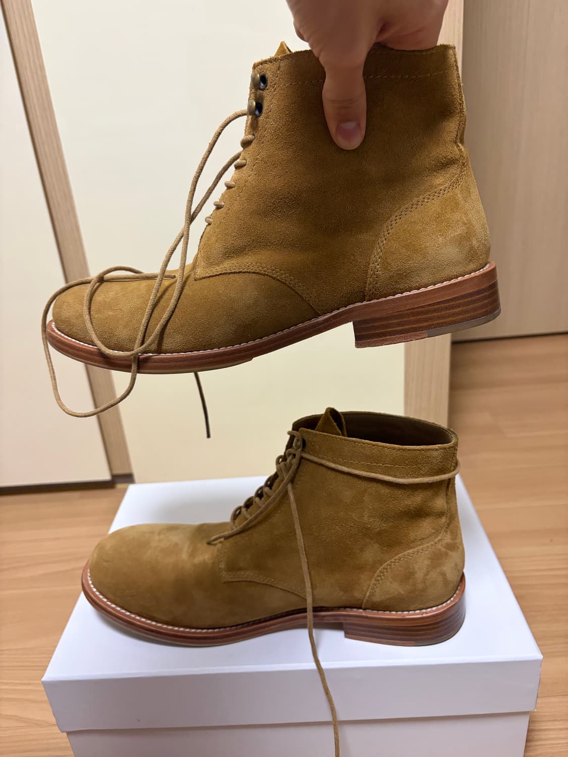 로스트가든 유니폼 필드 부츠 베이지 42.5 (275) 상품이미지5