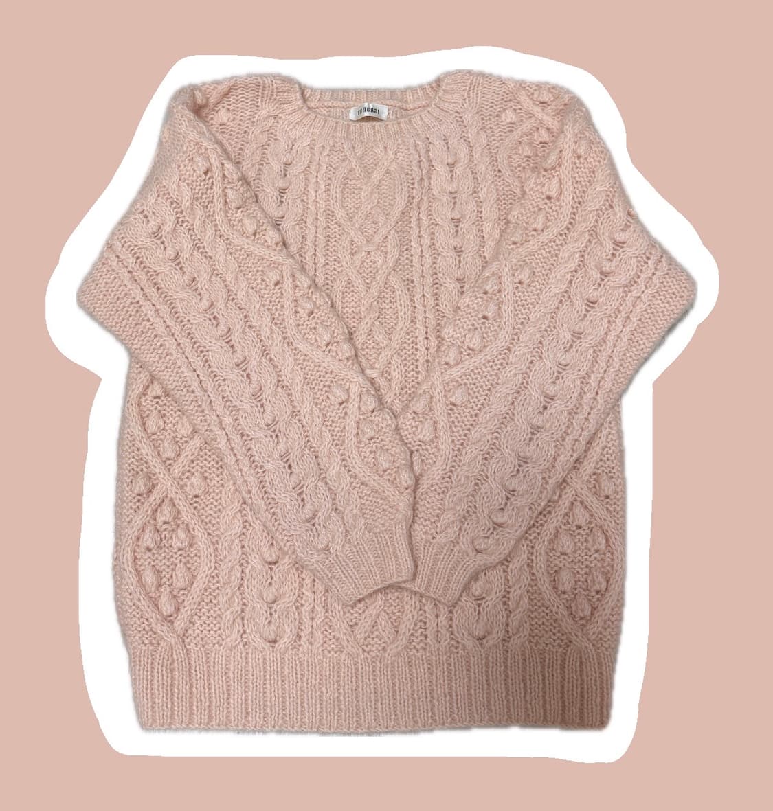 아방핏 여리여리 복숭아 니트 상품이미지2