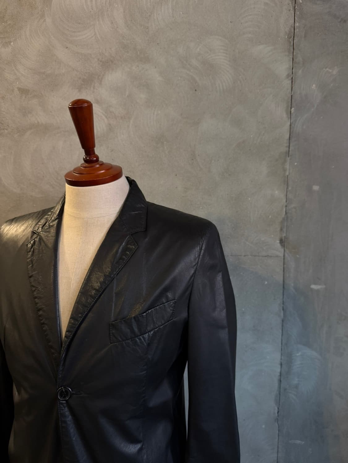 알렉산더 맥퀸 램스킨 레더 테일러드 자켓 100 상품이미지3