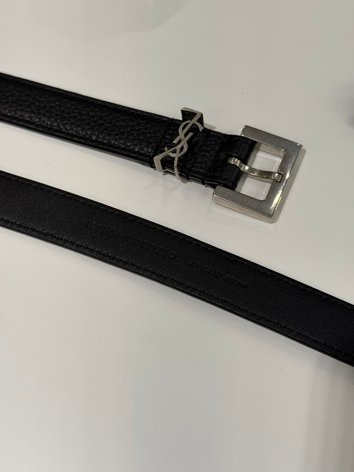 90) 생로랑 모노그램 로고 벨트 2cm 상품이미지4