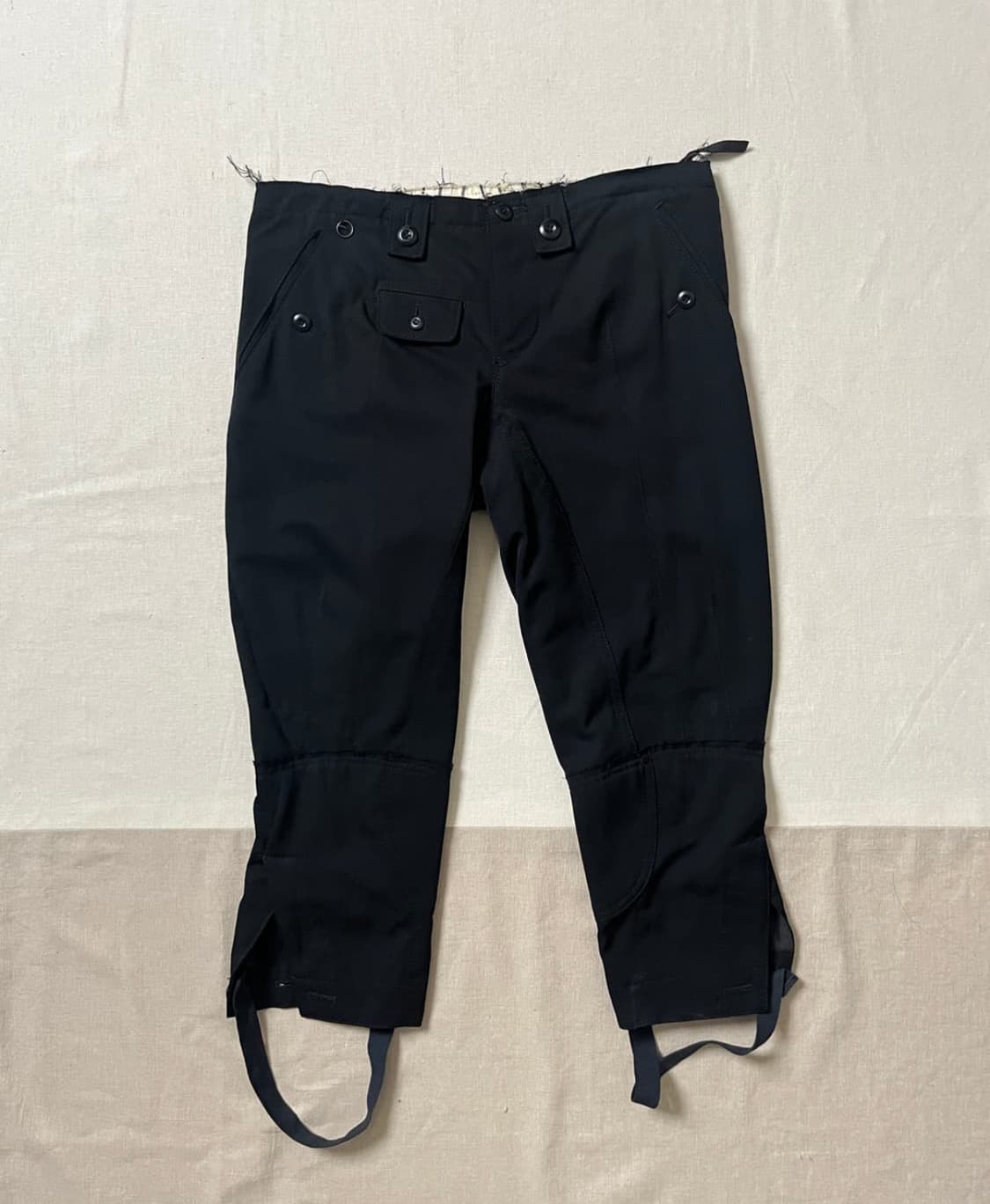 준야와타나베 로우웨이스트 카프리 팬츠 상품이미지1