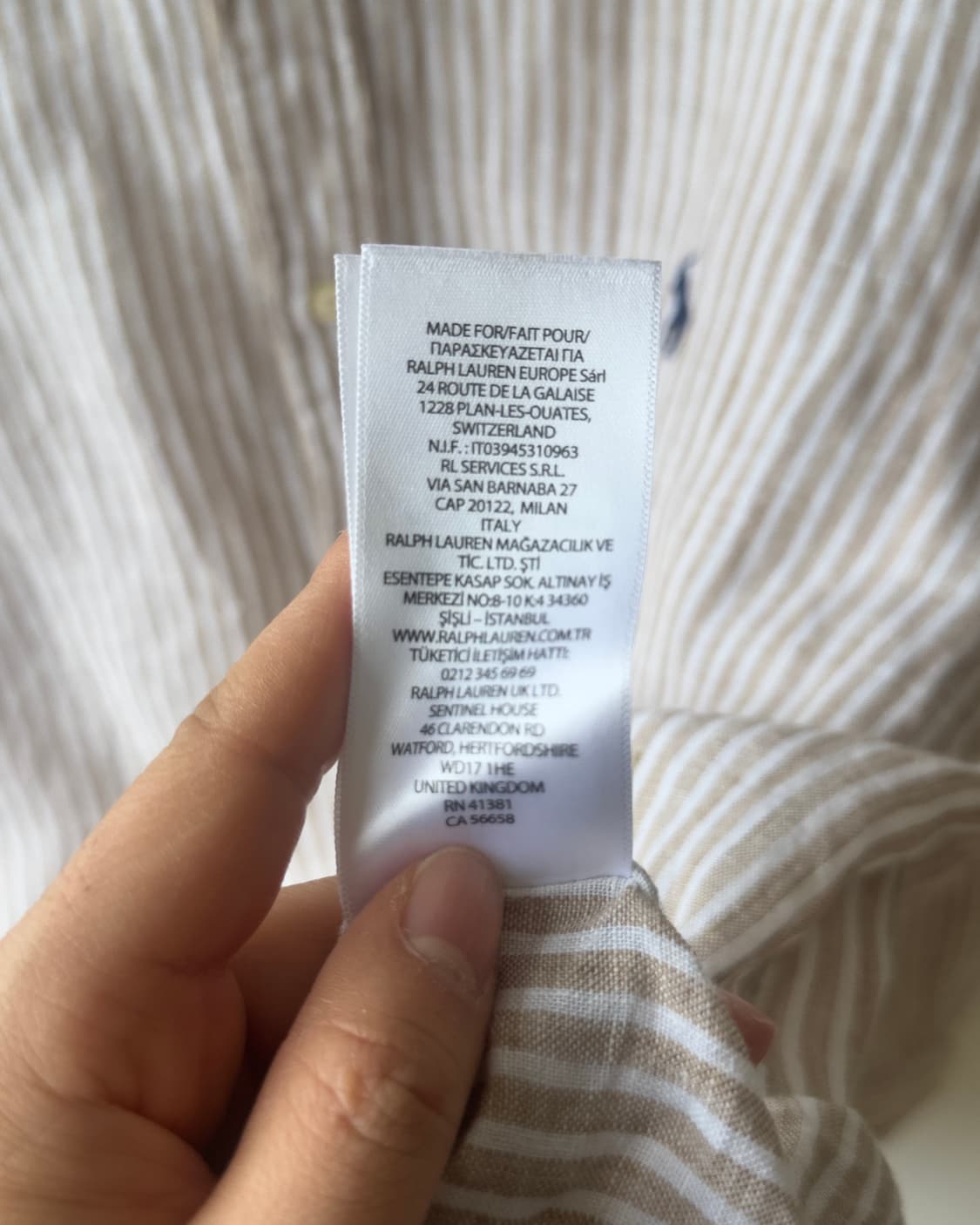 [Polo Ralph Lauren] linen stripe shirts 상품이미지7