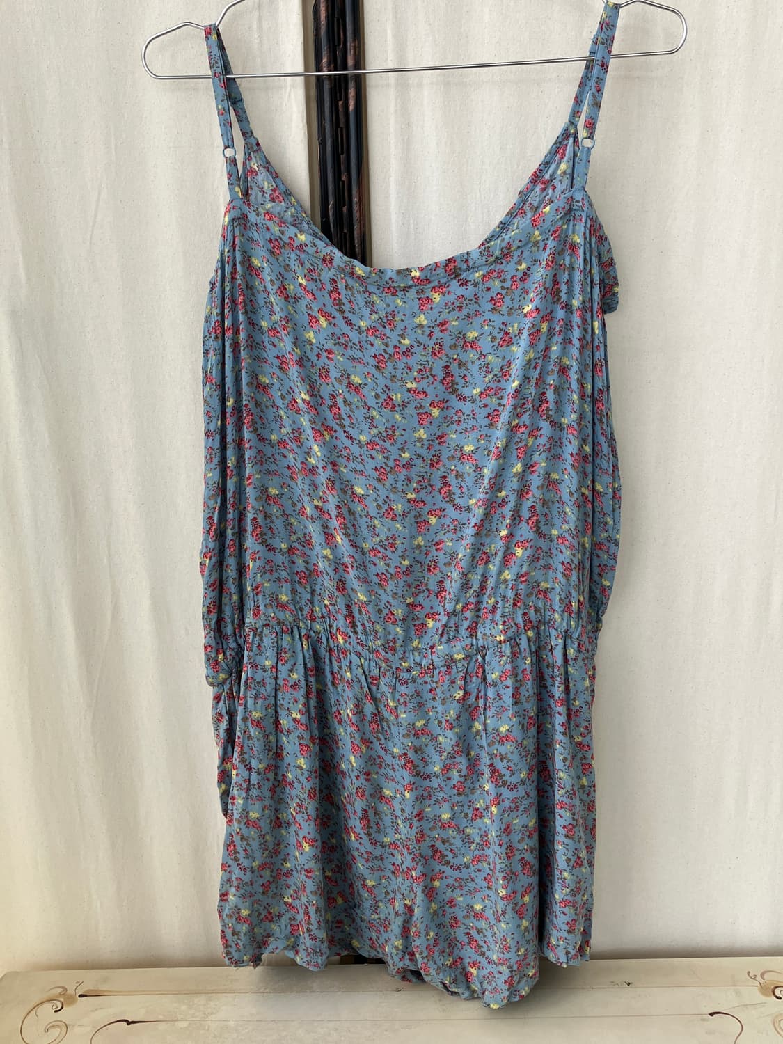 flower pattern sleeveless pants dress 상품이미지2