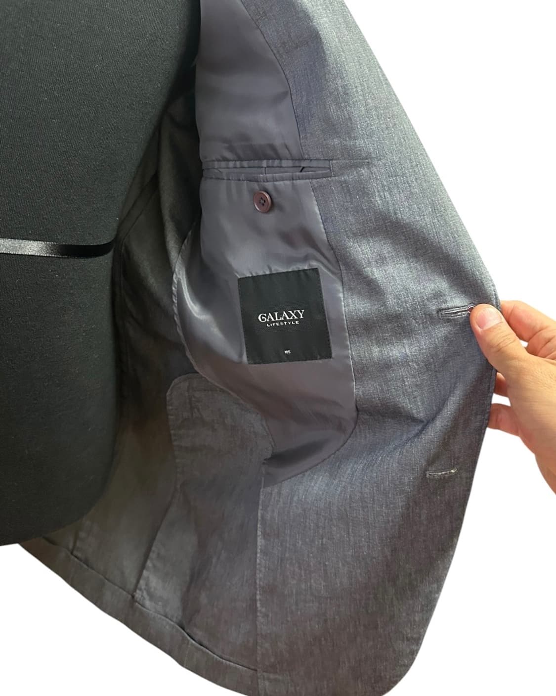 갤럭시 레귤러핏 여름 블레이져 자켓 그레이 XL(105)size 상품이미지8