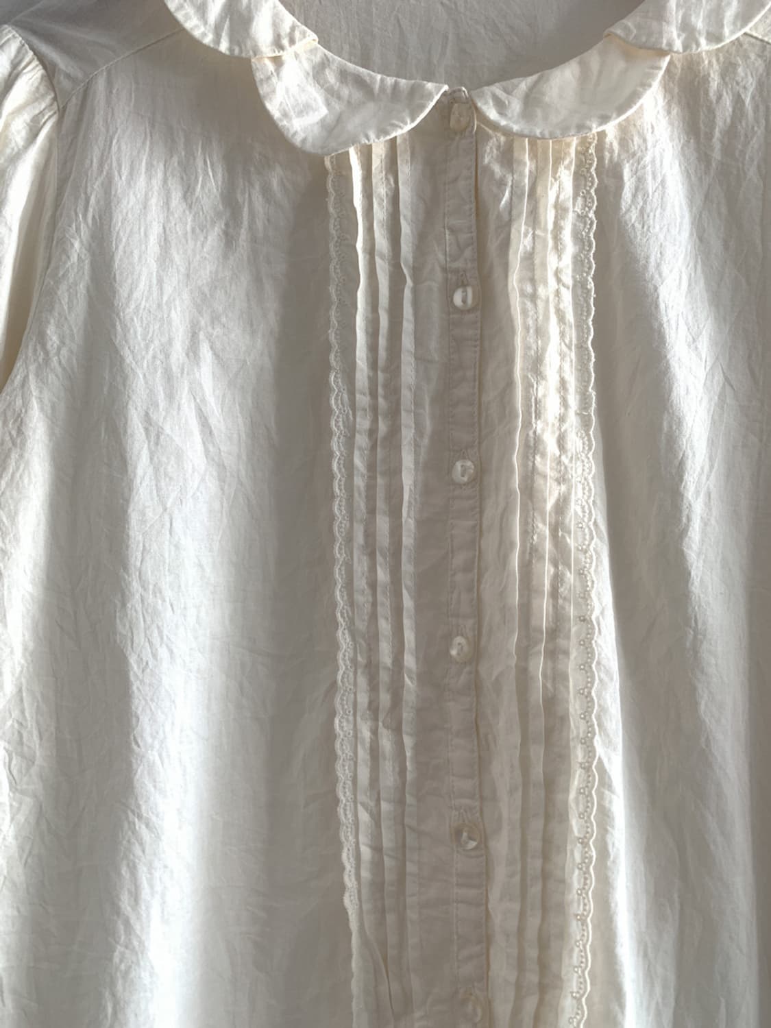 (Vintage)Lace Collar Blouse Shirts 상품이미지5