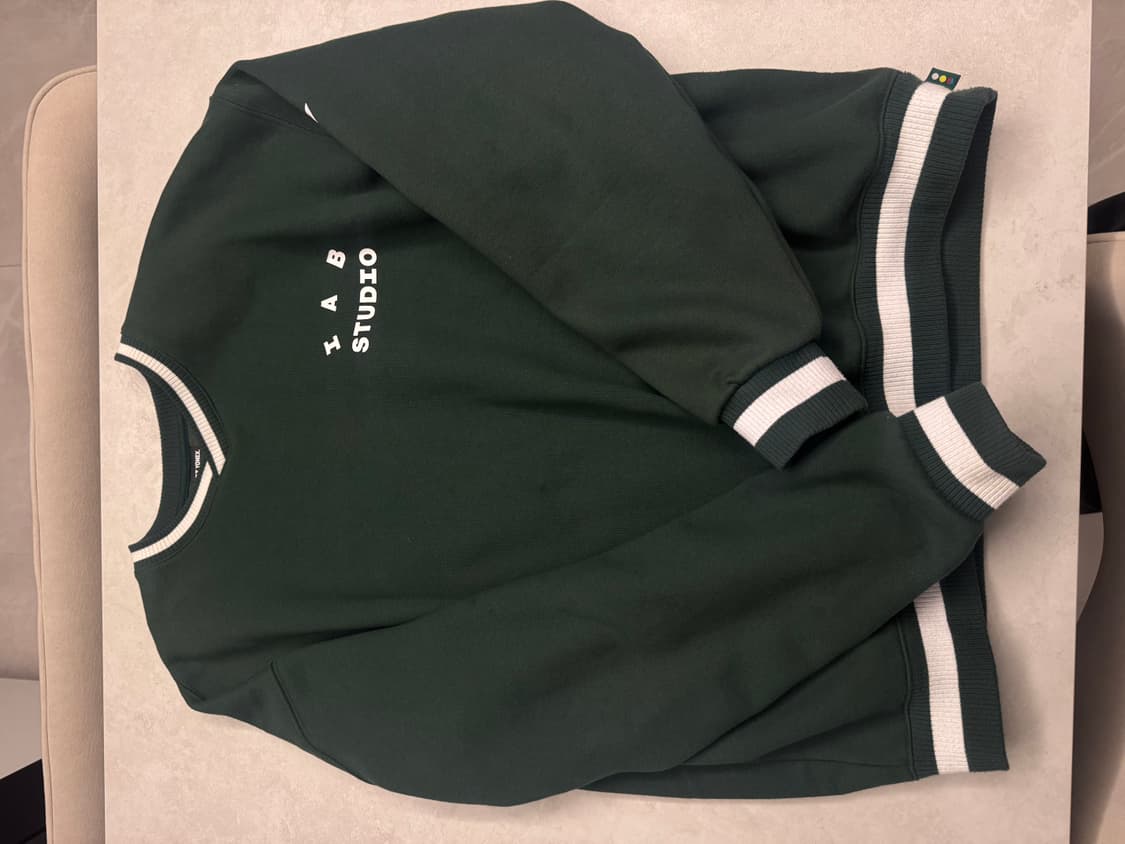 아이앱 스튜디오 x 요넥스 스웨트셔츠 그린 L 상품이미지1