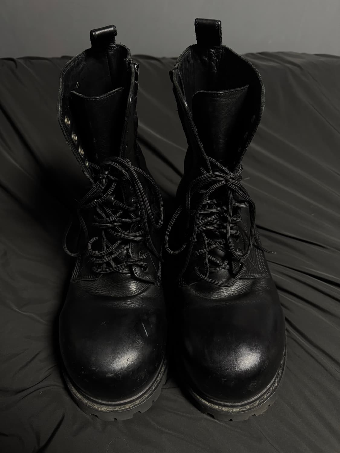 [44] 발렌시아가 스톰퍼 부츠 레더 상품이미지2