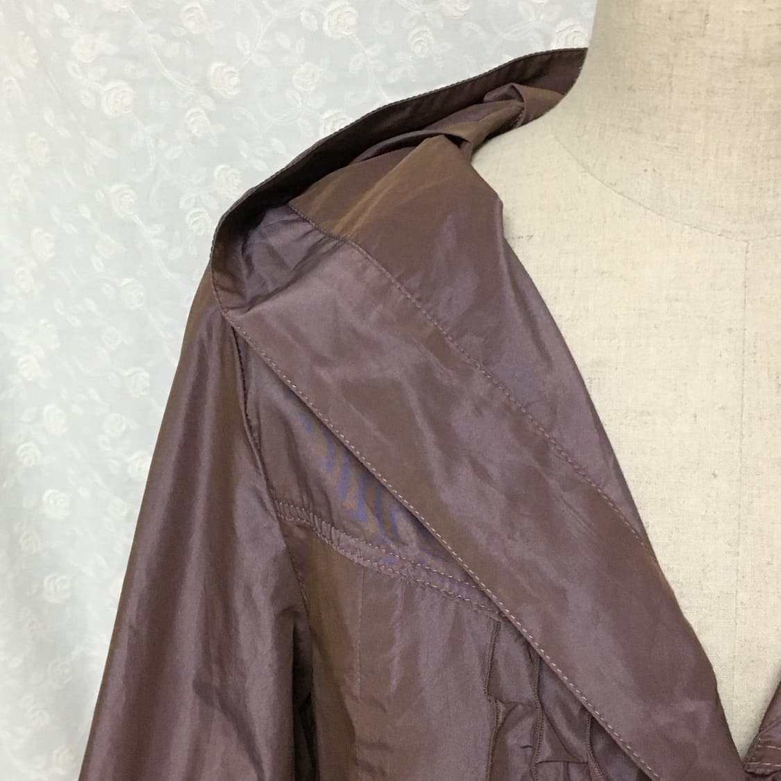 핑크브라운 러플 자켓  상품이미지4