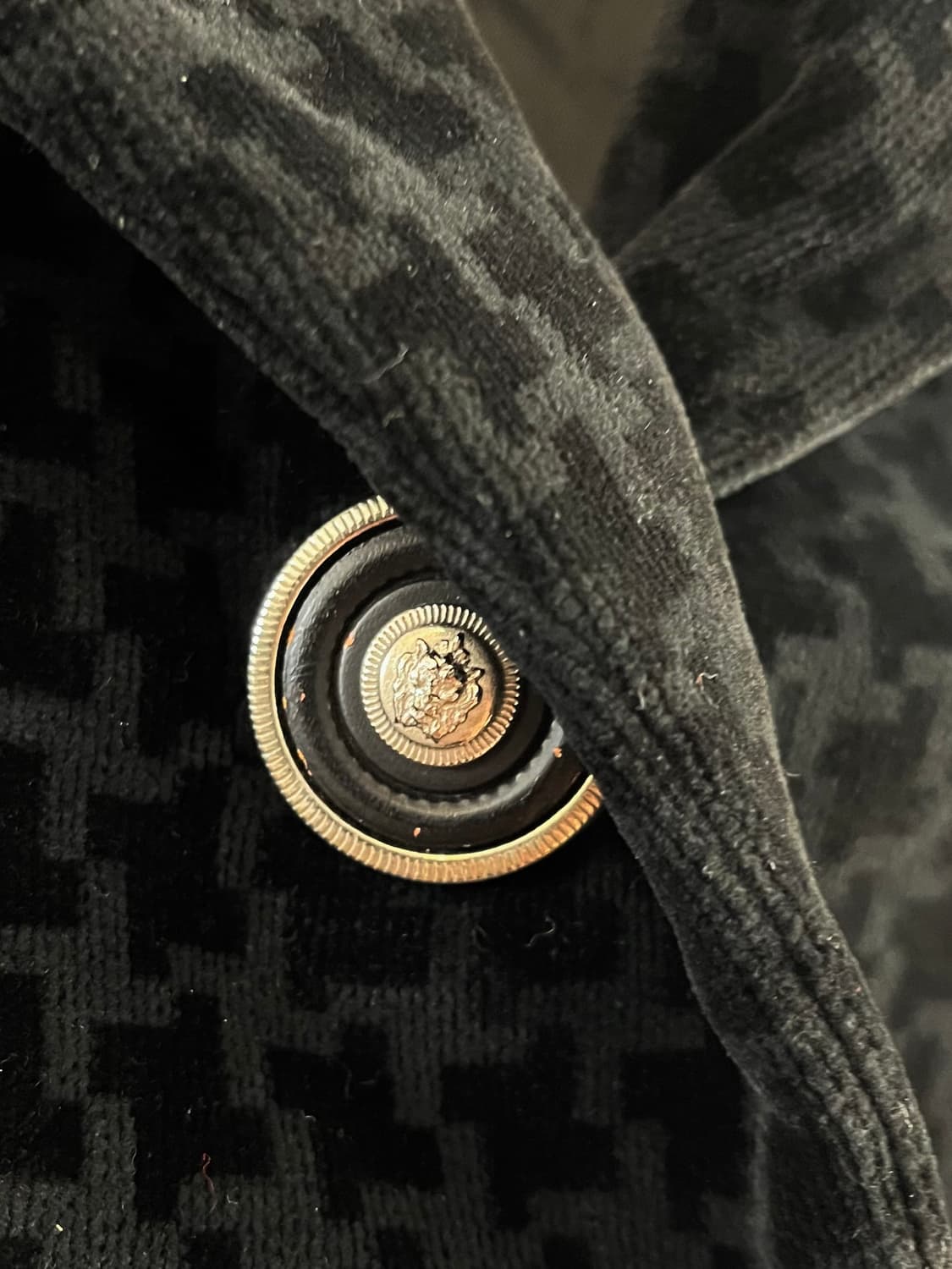 베르수스 베르사체 아카이브 벨루어 하운드 투스 자켓 상품이미지3