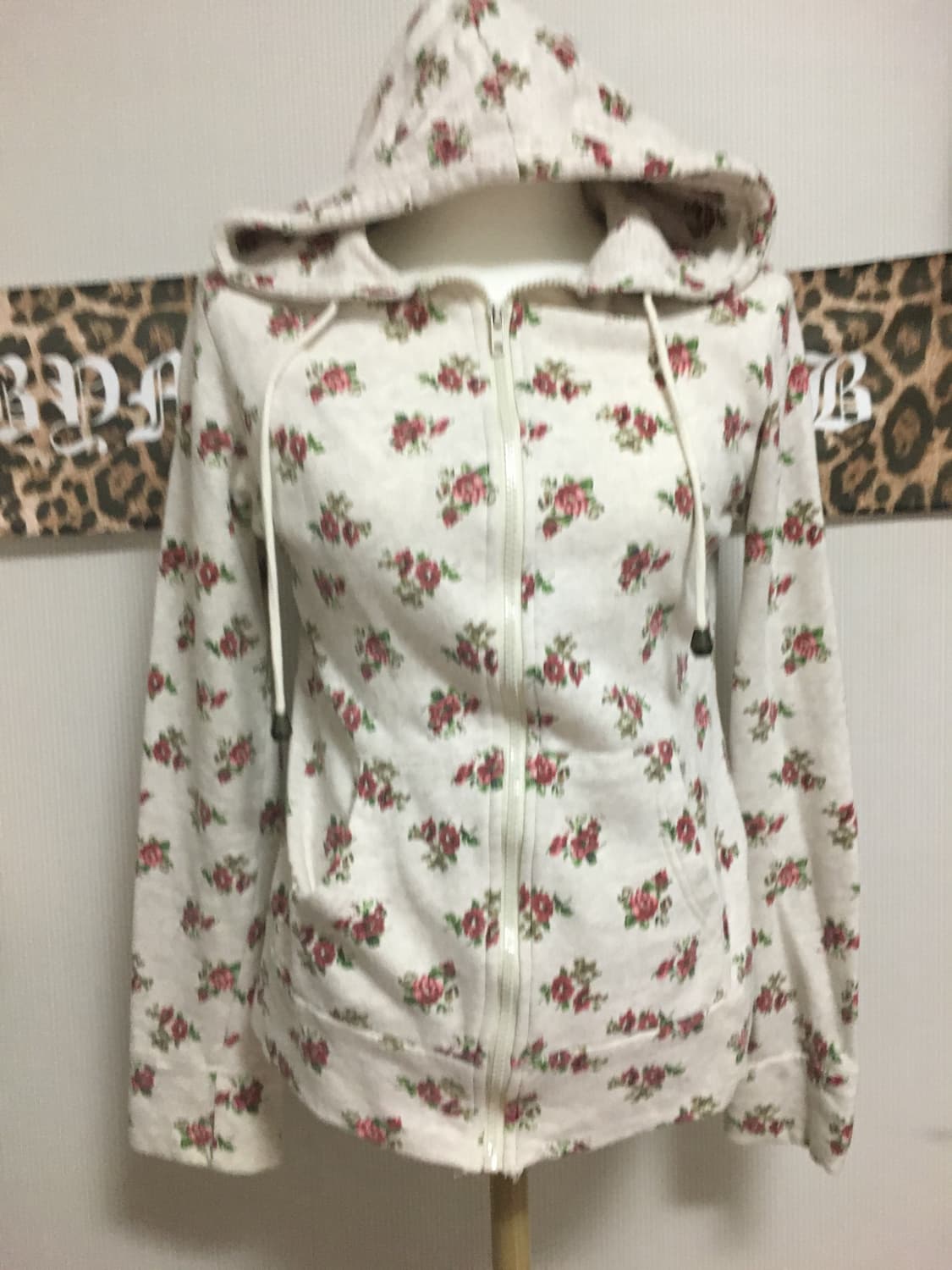 일본 빈티지 플로럴 후드집업 상품이미지1