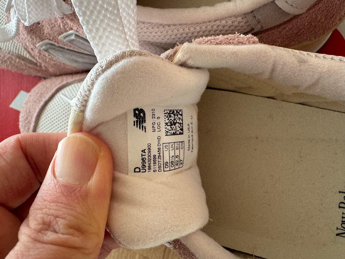 뉴발란스 996 핑크 헤이즈 실버 270 상품이미지6