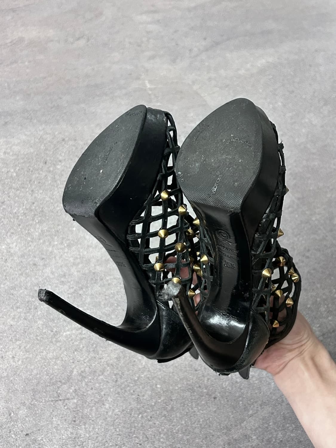 Alexander McQ Armadillo 2012 stud heel 상품이미지7