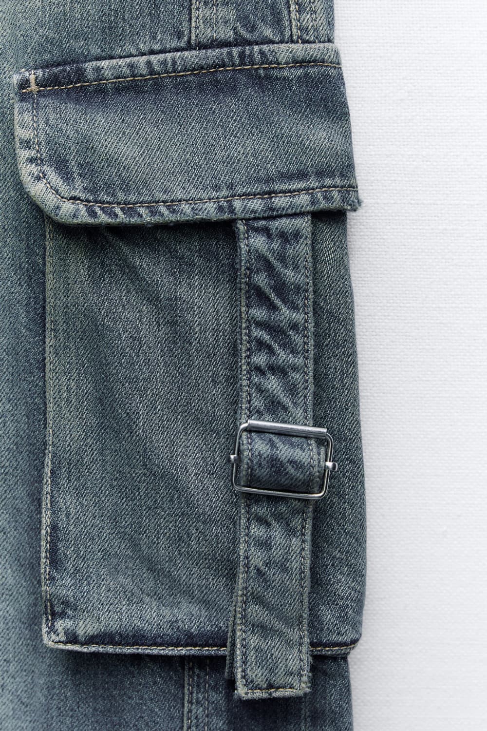 zara TRF 미드라이즈 카고팬츠 상품이미지9