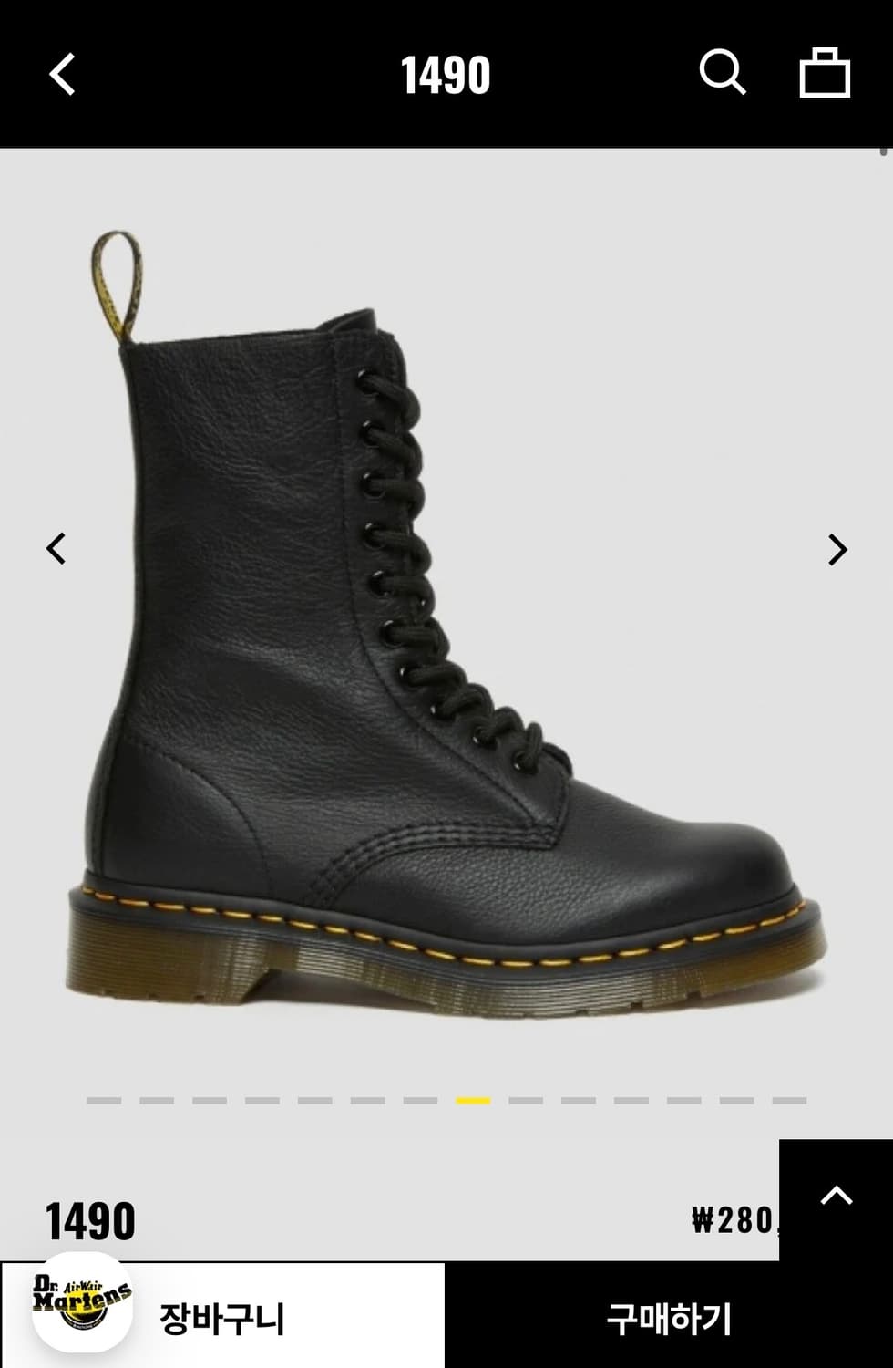 닥터마틴 1490 블랙 상품이미지1