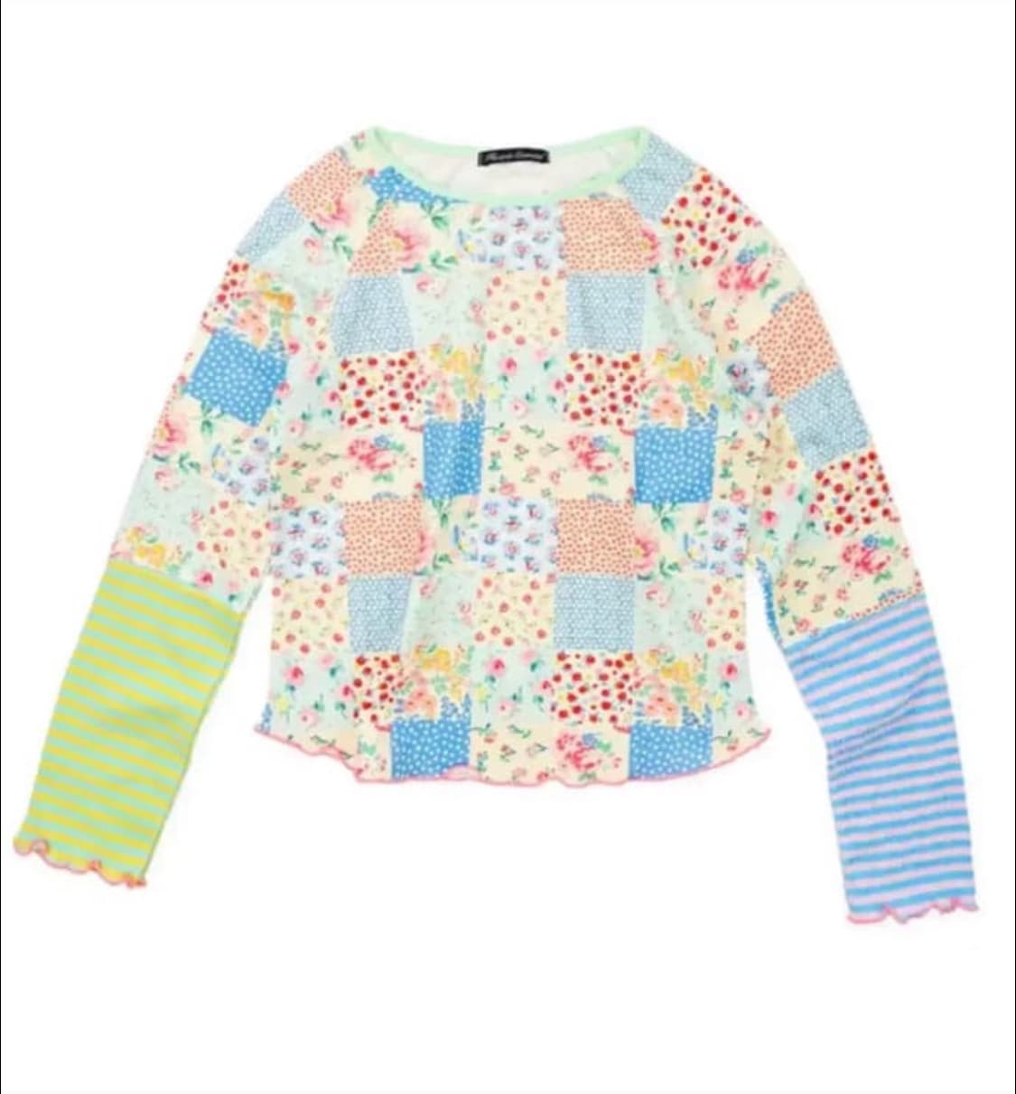 샵페어리 패치워크 티 상품이미지1