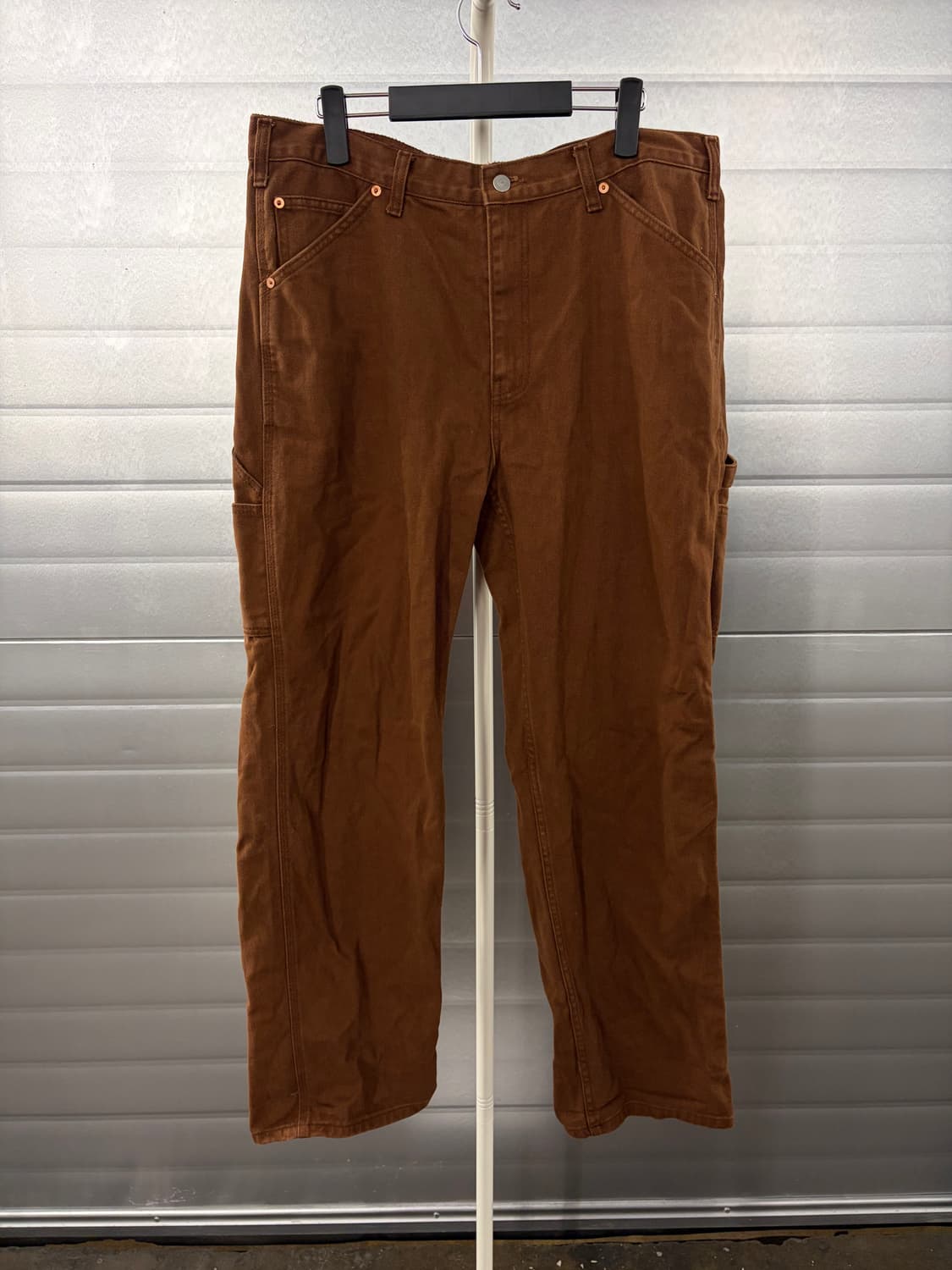 Finger Press work pants brown 3 상품이미지3
