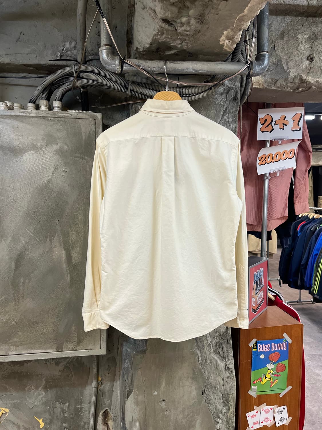 랄프로렌 빅포니 셔츠 크림 S #csz3245 상품이미지2