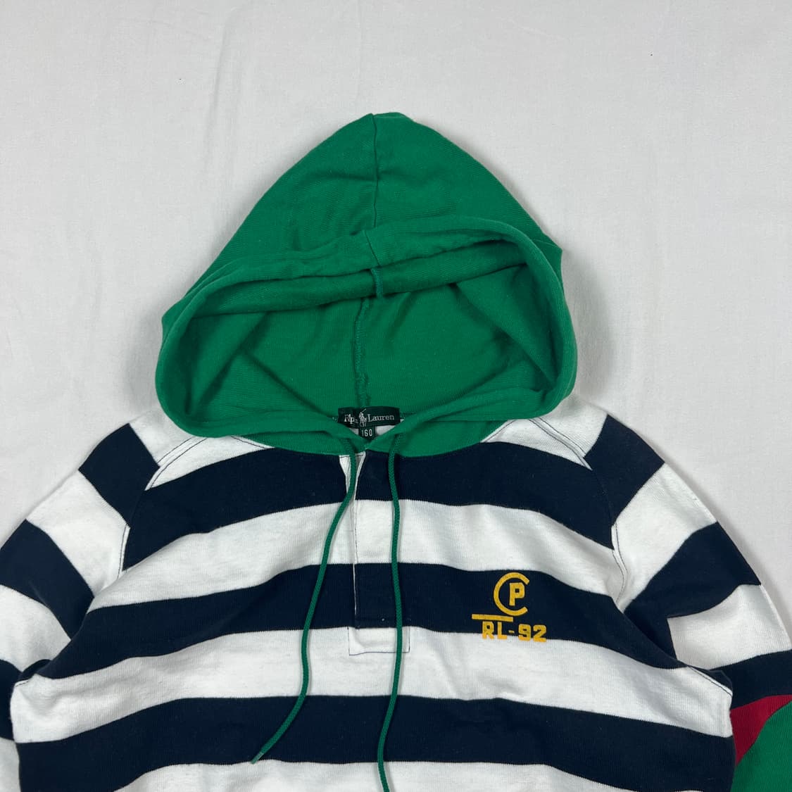 90’s 랄프로렌 ralph lauren cp-92 스트라이프 후드티 상품이미지2