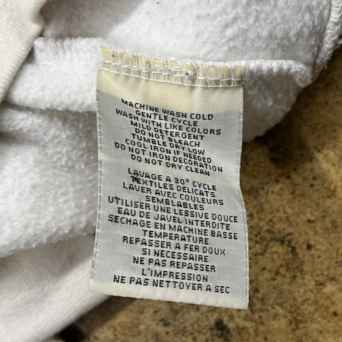 폴로 데님앤서플라이 화이트 후드티 상품이미지6